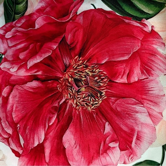 BURRYCO Bold Floral Peplum Blouse & Trouser Set (Size 4) - Picture 12 of 16